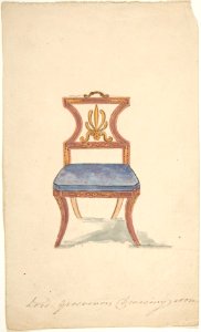 Design for a Chair, "For Lord Grosvenor's Drawing Room" MET DP807004