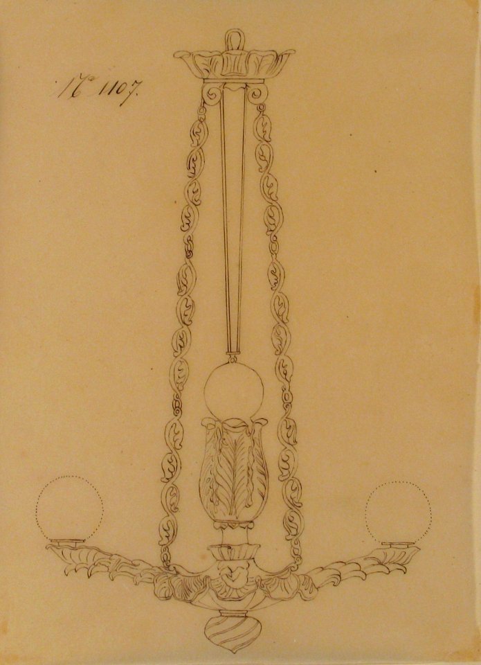 Design for a Chandelier MET 66.631.103