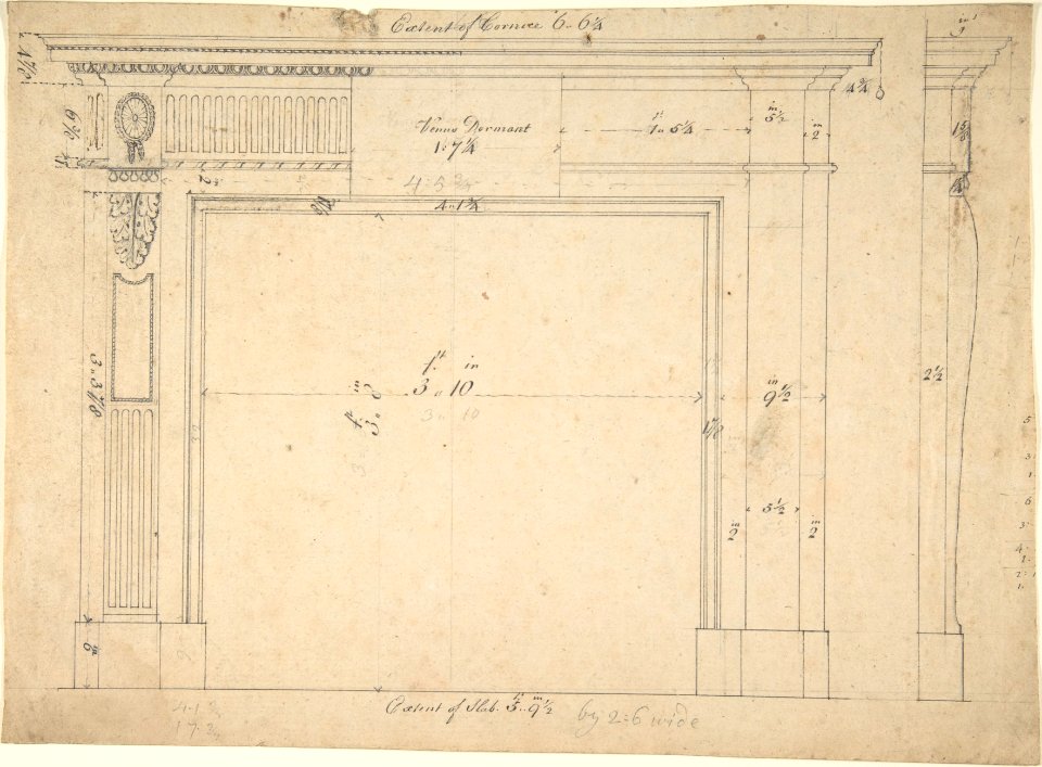 Design for a Chimneypiece MET DP805407