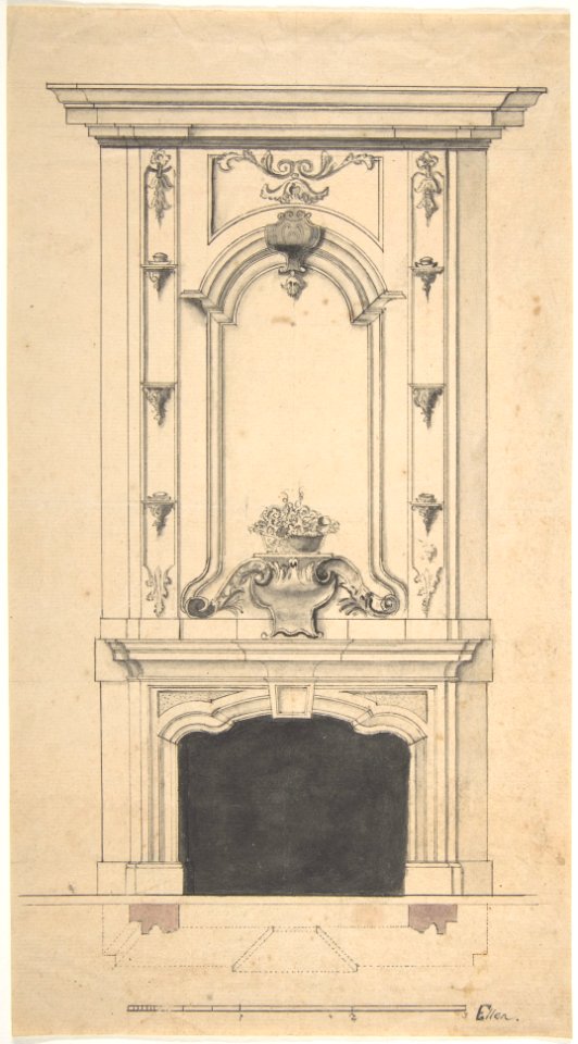 Design for a Chimney Piece MET DP806987