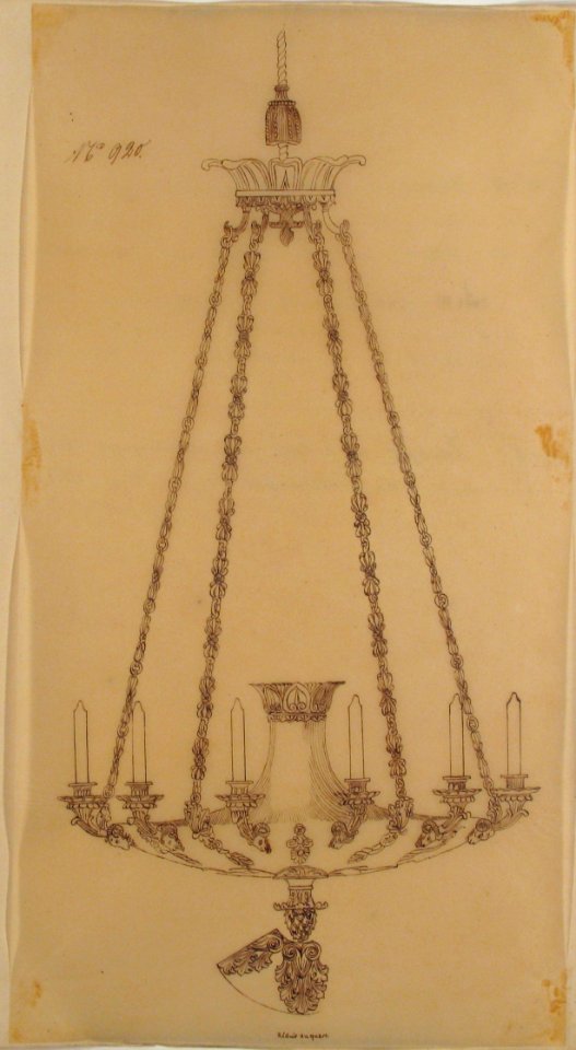 Design for a Chandelier MET 66.631.73