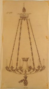 Design for a Chandelier MET 66.631.73