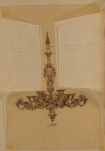 Design for a Chandelier MET 66.631.132