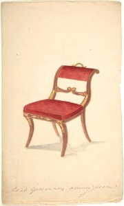 Design for a Chair, "For Lord Grosvenor's Dining Room" MET DP807003