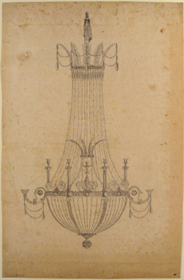 Design for a Chandelier MET 59.585.2