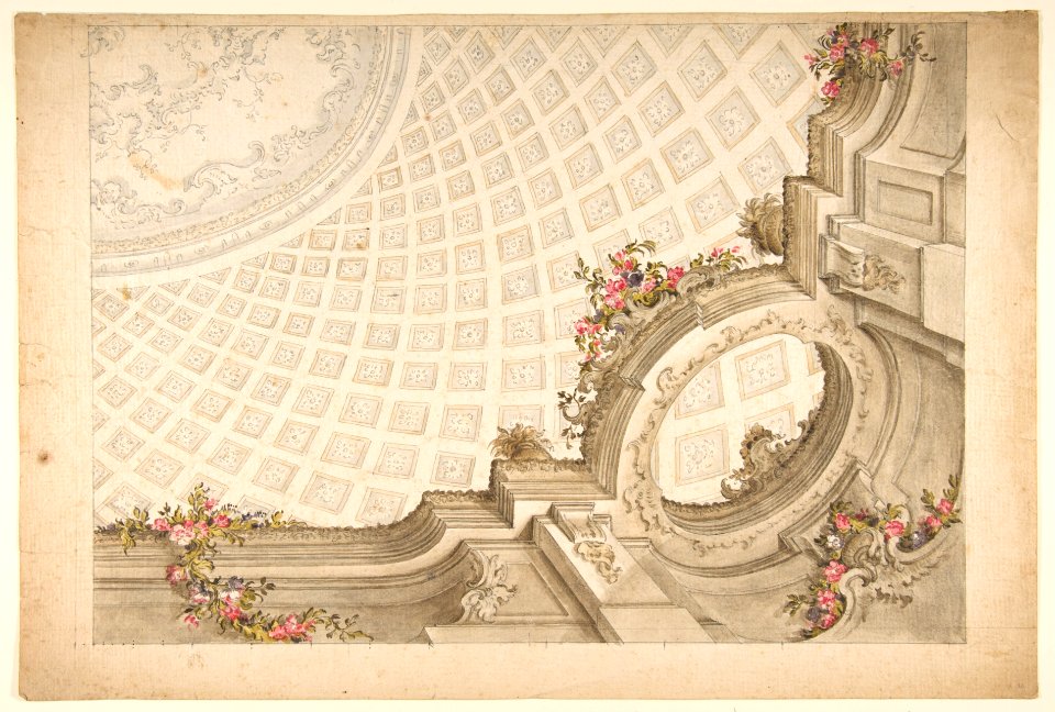 Design for a Cupola Decoration MET DP812123