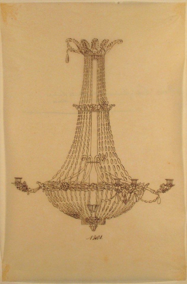 Design for a Chandelier MET 66.631.128