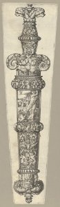 Design for a Dagger Sheath, with Cain and Abel MET DP836820