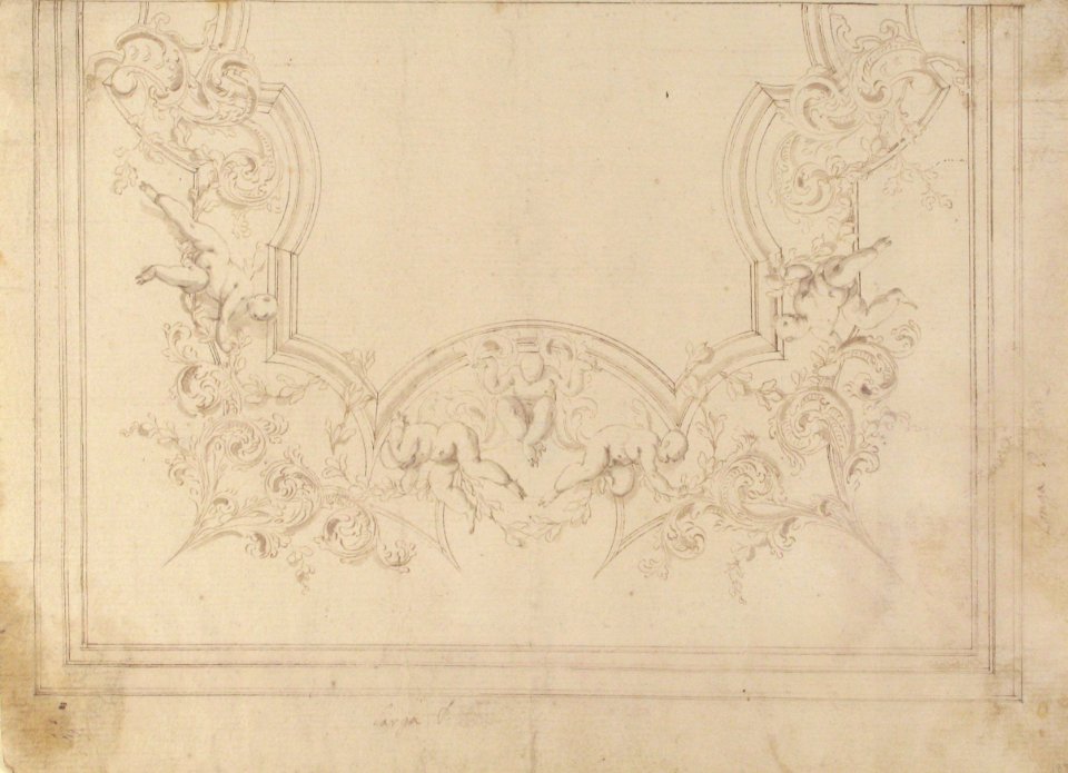 Design for a Ceiling Decoration. MET 65.654.125
