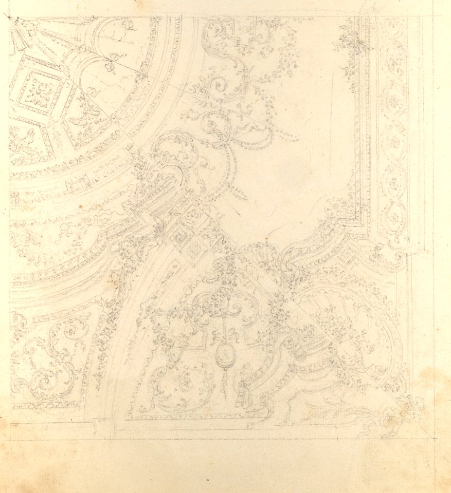 Design for a Ceiling Decoration. MET DP109957