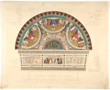 Design for a Ceiling at Théatre Français, Paris MET DP809673