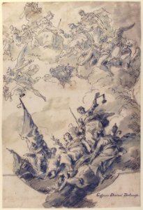 Design for a Ceiling- Venice Receiving Homage MET 62.121.2