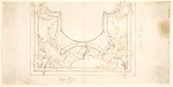 Design for a Ceiling Decoration. MET DP809791