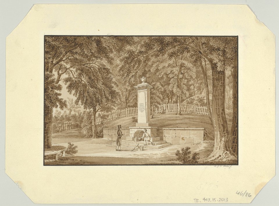 Emiliekilde (Emilie's Spring) in Gentofte MET DP838084
