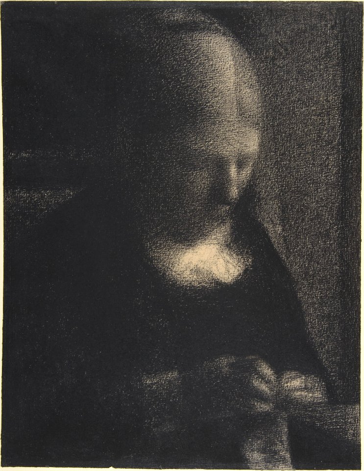 Embroidery; The Artist's Mother MET DP808124
