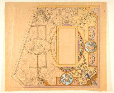 Design for a ceiling decoration MET DP812732