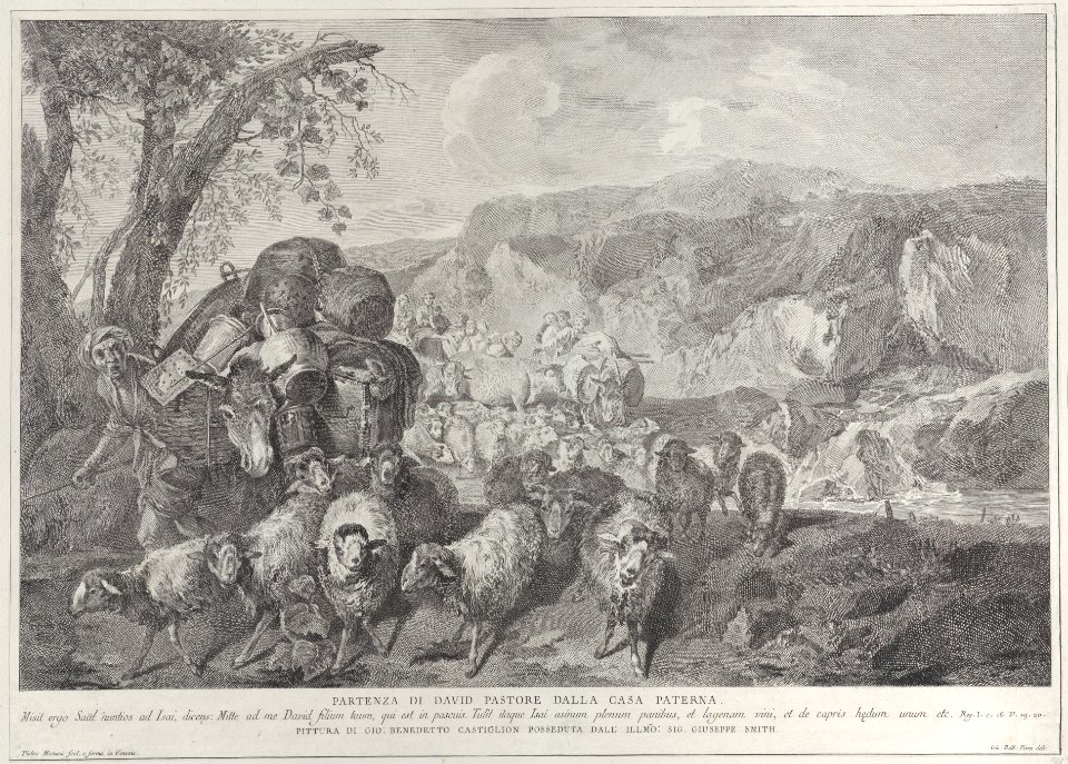 Departure of David the Shepherd from the House of His Father Met DP885790