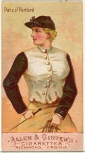 Duke of Portland, from the Racing Colors of the World series (N22b) for Allen & Ginter Cigarettes MET DP835237