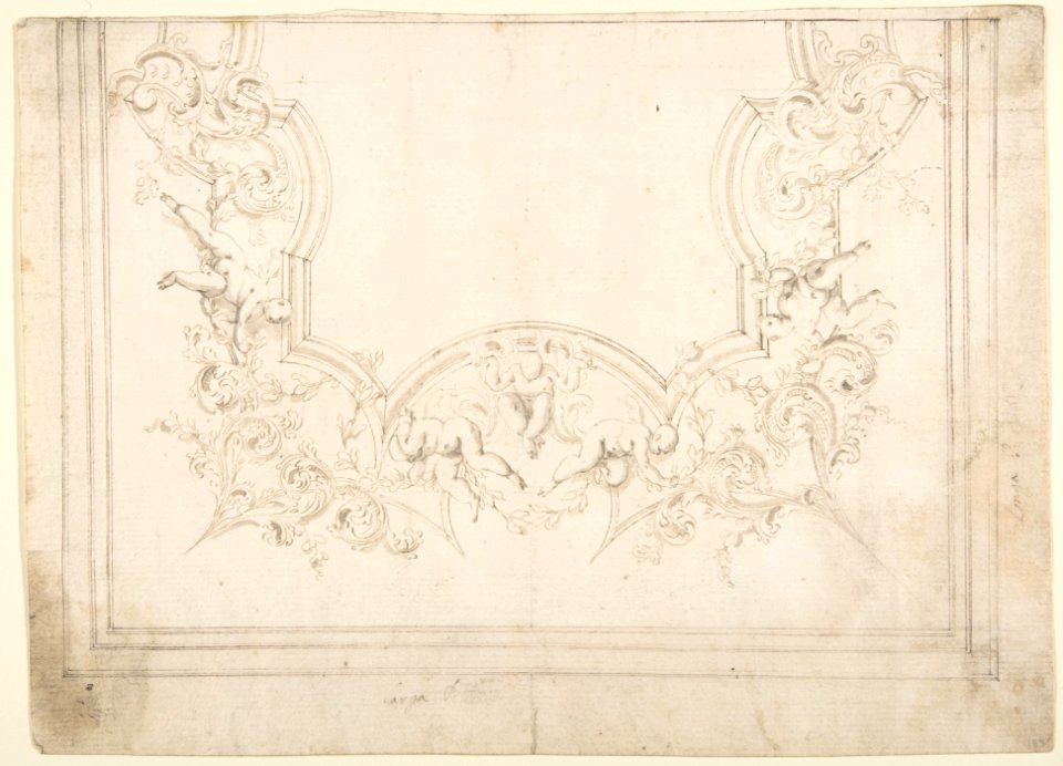 Design for a Ceiling Decoration. MET DP809790