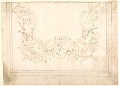 Design for a Ceiling Decoration. MET DP809790