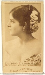 Depoix, Gymnage, from the Actors and Actresses series (N45, Type 1) for Virginia Brights Cigarettes MET DP829429