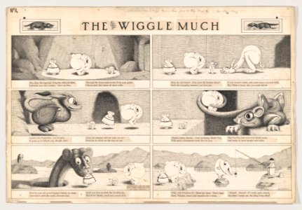Dummy for "The Wiggle Much" Comic Strip, Number 14 (published by The New York Herald, June 14, 1910) MET DP856546