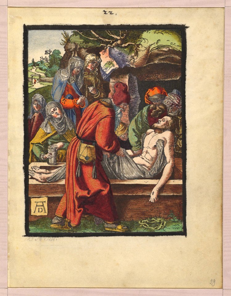 Deposition, from the Small Woodcut Passion MET DP820404