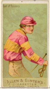 Duke of Rosebery, from the Racing Colors of the World series (N22a) for Allen & Ginter Cigarettes MET DP835182