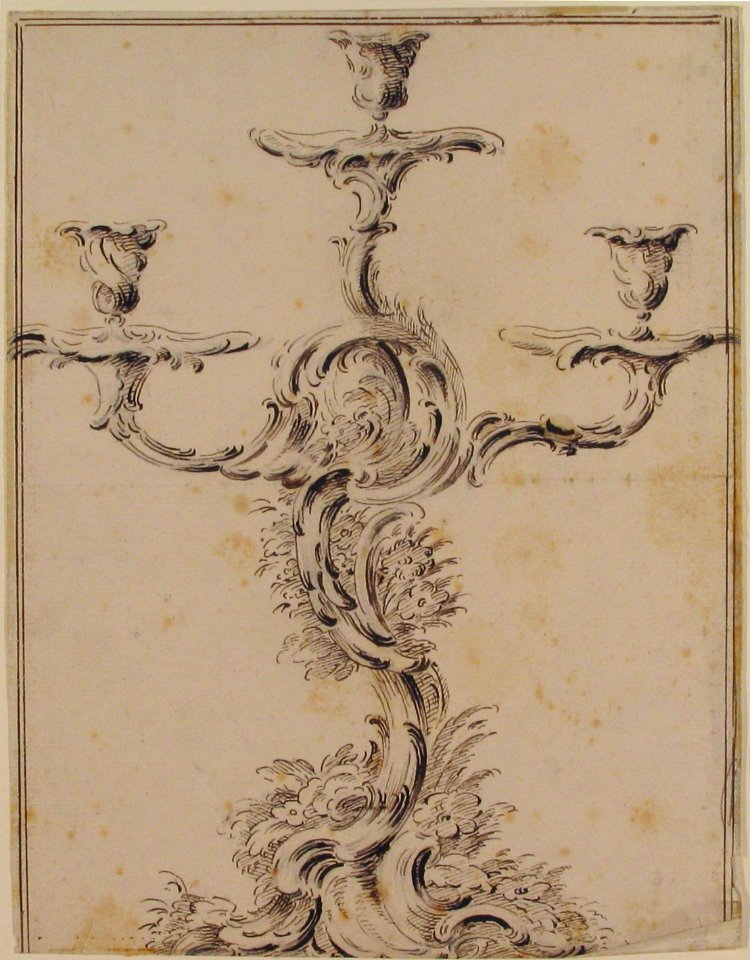 Design for a Candelabra MET 49.50.117