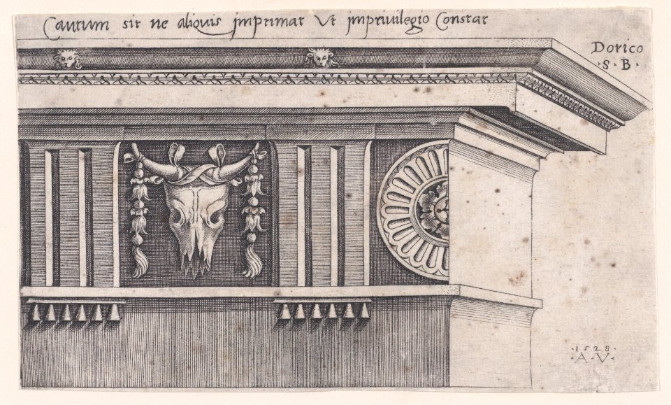 Doric Entablature Met DP888660