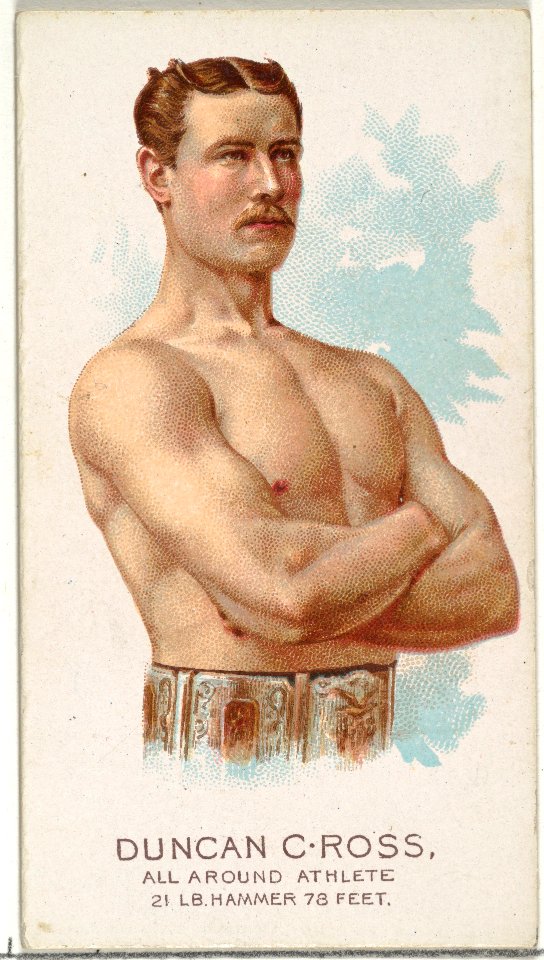 Duncan C. Ross, All Around Athlete, from World's Champions, Series 2 (N29) for Allen & Ginter Cigarettes MET DP838243