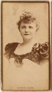 Emma Juch, from the Actresses series (N668) MET DPB869882