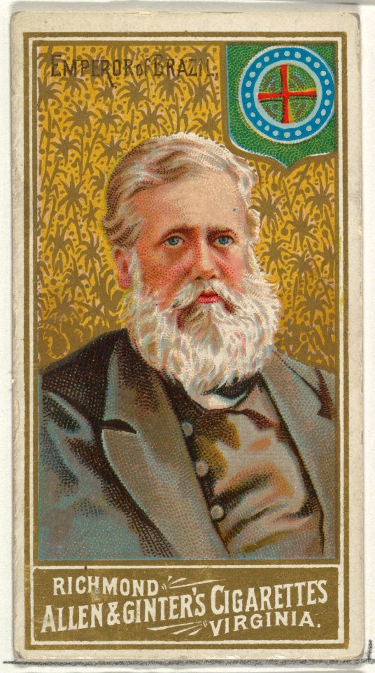 Emporer of Brazil, from World's Sovereigns series (N34) for Allen & Ginter Cigarettes MET DP838681