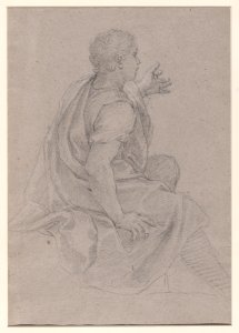 Double-sided sheet of Figural Studies Met DP889912