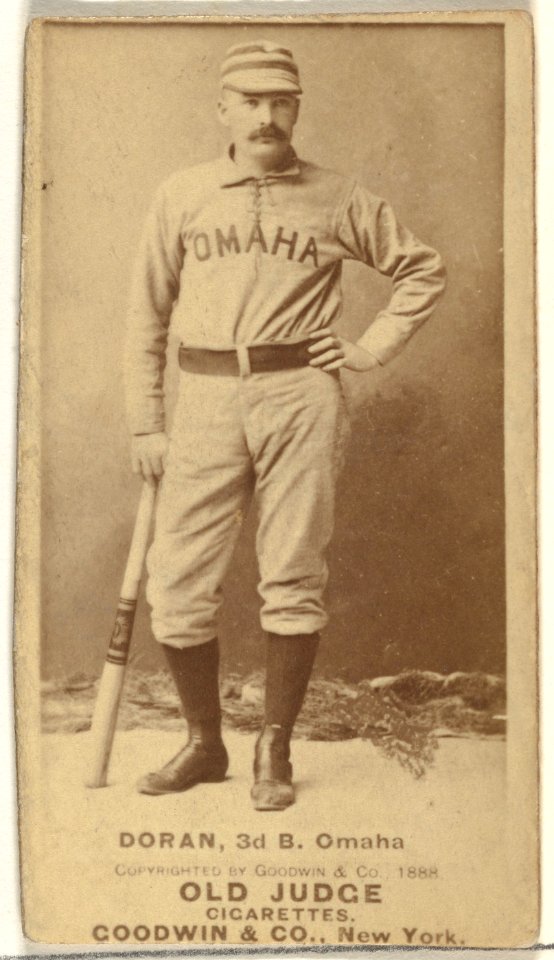 Doran, 3rd Base, Omaha Omahogs- Lambs, from the Old Judge series (N172) for Old Judge Cigarettes MET DP846322