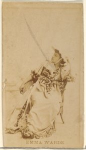 Emma Warde, from the Actors and Actresses series (N45, Type 8) for Virginia Brights Cigarettes MET DP831653