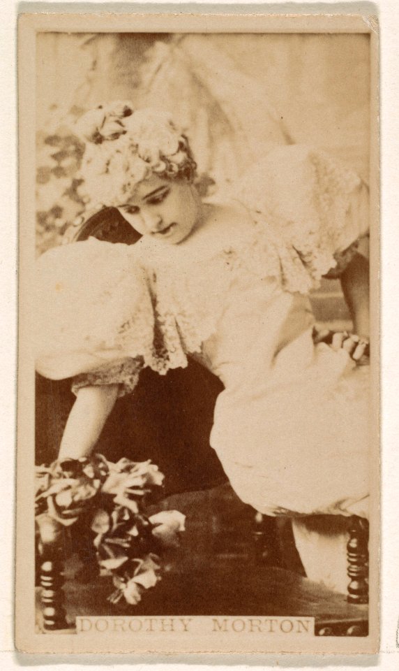 Dorothy Morton, from the Actresses series (N245) issued by Kinney Brothers to promote Sweet Caporal Cigarettes MET DP859178