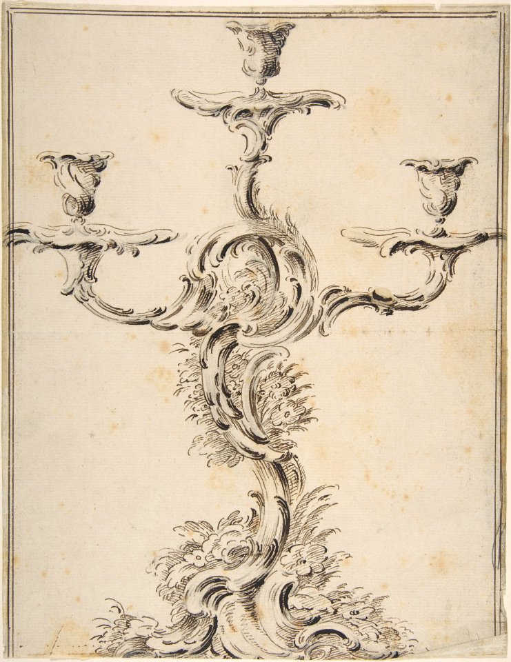 Design for a Candelabra MET DP808594