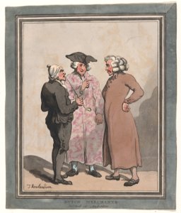 Dutch Merchants Sketched at Amsterdam MET DP872171