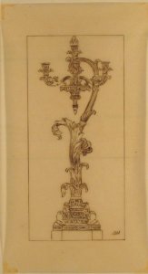 Design for a Candelabra MET 66.631.130