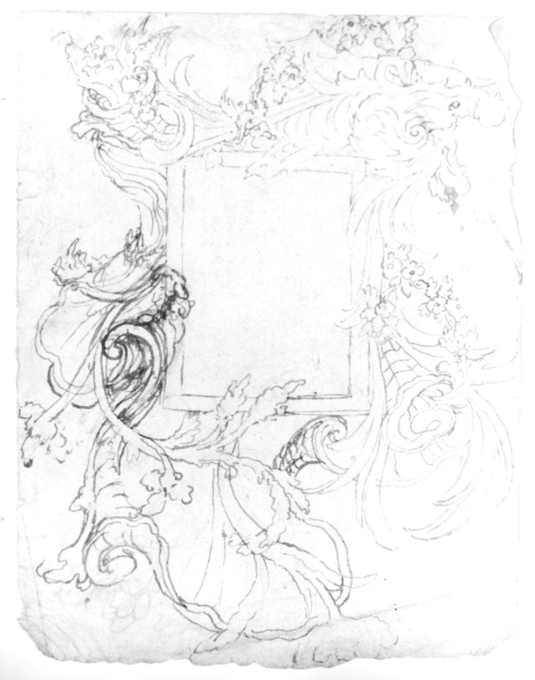 Design for a Cartouche (recto); Design for a Cartouche (verso) MET 271707
