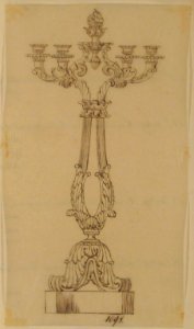 Design for a Candelabra MET 66.631.94