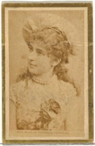 Elsie Dean as Violetta in Cinderella, from the Actresses and Celebrities series (N60, Type 2) promoting Little Beauties Cigarettes for Allen & Ginter brand tobacco products MET DP839463