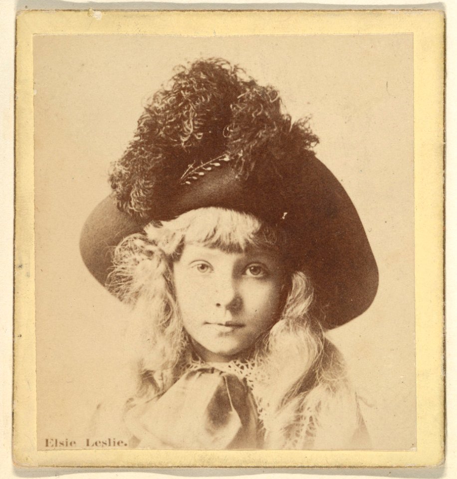 Elsie Leslie, from the Actresses series (N246), Type 2, issued by Kinney Brothers to promote Sporting Extra Cigarettes MET DP860073