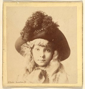 Elsie Leslie, from the Actresses series (N246), Type 2, issued by Kinney Brothers to promote Sporting Extra Cigarettes MET DP860073