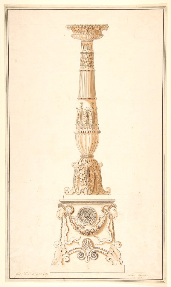 Design for a candlestick MET DP811614