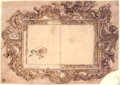 Design for a Carved or Openworked Frame with a Variant MET 52.570.249