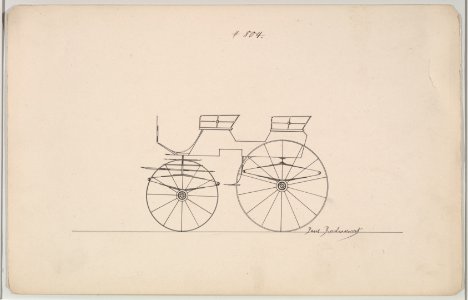 Design for 4 seat Phaeton, no top, no. 804 MET DP877106
