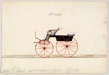 Design for 4 seat Phaeton, no top, no. 1020 MET DP877117