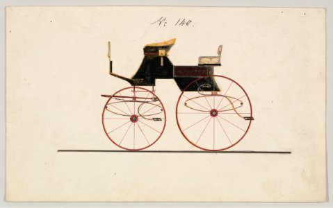 Design for 4 seat Phaeton, no top, no. 140 MET DP877081